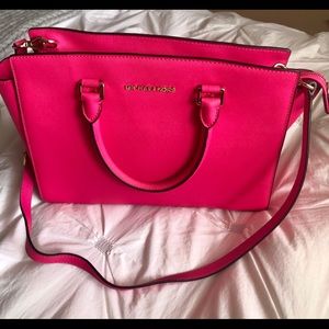 Michael Kors Selma Saffiano Leather Medium Satchel